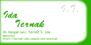 ida ternak business card